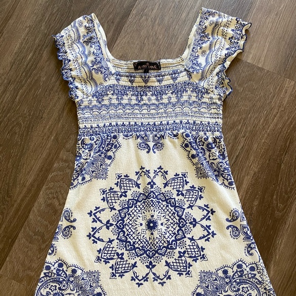 Almost Famous Tops - Almost Famous Smocked Top, Size Small